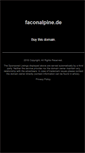 Mobile Screenshot of faconalpine.de